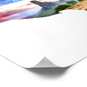 Wall Art USA Kaart Poster (Hoek)