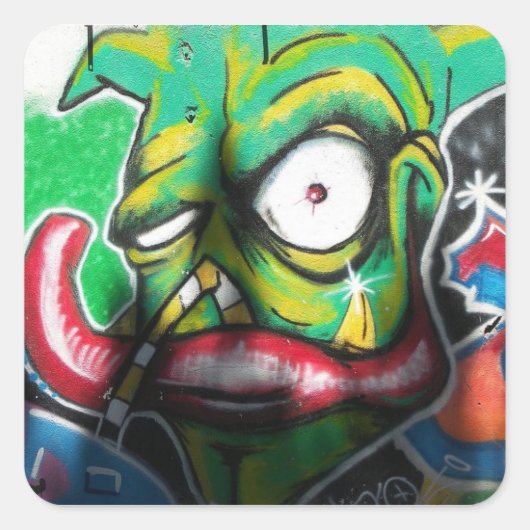 Wall Art Vierkante Sticker (Voorkant)