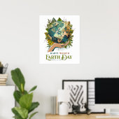 Wall Art voor Happy Earth Day op 22 april Poster (Thuiskantoor)