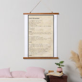 Wall art - Your will be done Hangend Wandkleed (Slaapkamer)