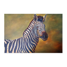 Wall Art Zebra close-up Acryl Muurkunst