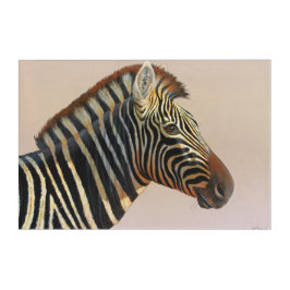Wall Art Zebra Head Acryl Muurkunst