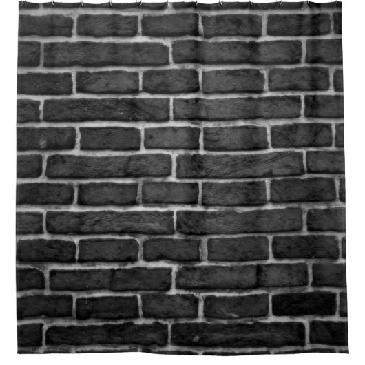 Wall brick brick wall building douchegordijn (Voorkant)