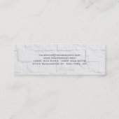 Wall Brick Skinny Slim Clear Visitekaartje (Achterkant)