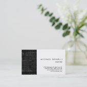 Wall Brick White Professional-Visitekaartje Visitekaartje (Staand voorkant)