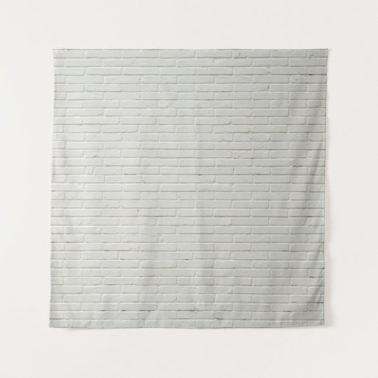 Wall bricks white white brick wall wandkleed (Voorkant)