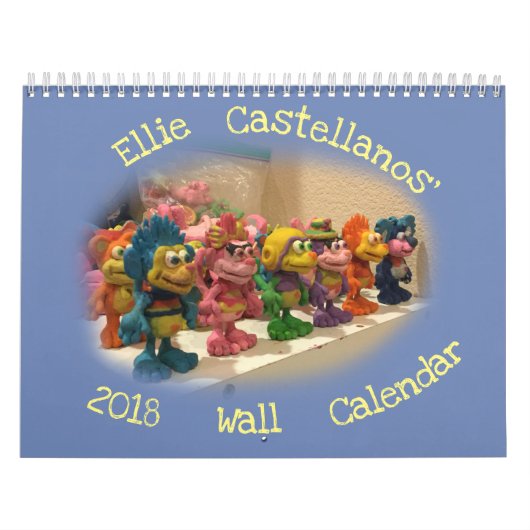 Wall Calendar 2018 van Ellie Castellanos Kalender (Hoes)