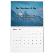 Wall Calendar 2026 with Spanish Bible Verses Kalender (Feb 2027)