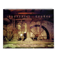 Wall Calendar Industrial Grunge