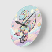 Wall Clock, 8" Round Acrylic Ronde Klok (Hoek)