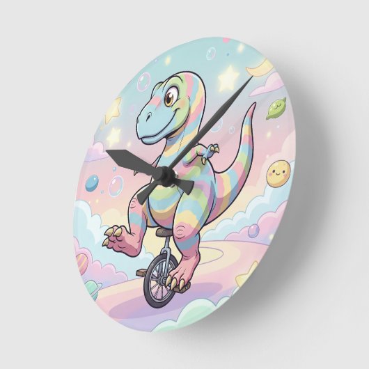 Wall Clock, 8" Round Acrylic Ronde Klok (Hoek)