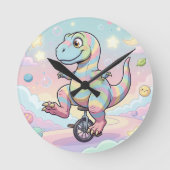 Wall Clock, 8" Round Acrylic Ronde Klok (Voorkant)