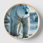 Wall Clock Arctic Climate beer (Voorkant)