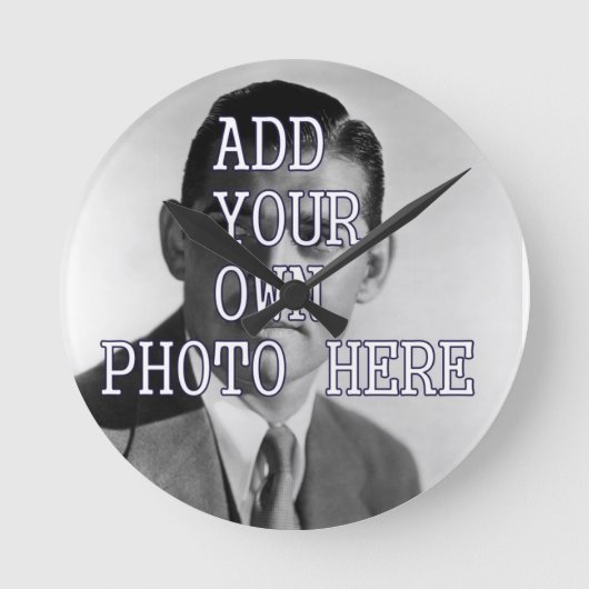  WALL CLOCK - BESTE HOLIDAIRE GIFTEN RONDE KLOK (Voorkant)