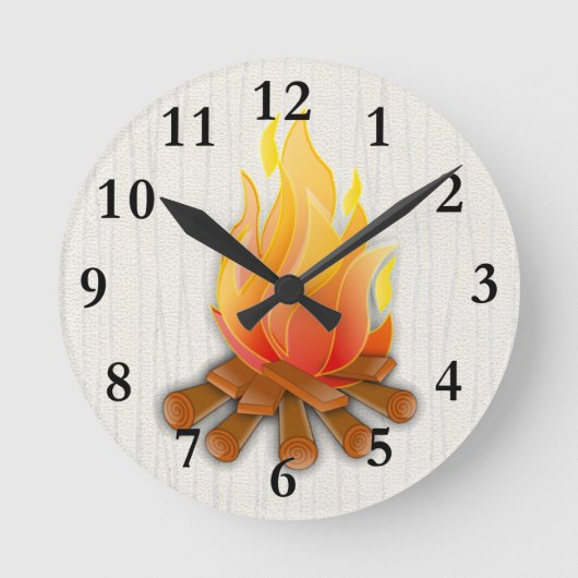 WALL CLOCK-CAMPFIE RONDE KLOK (Voorkant)