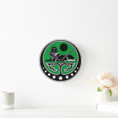 Wall Clock Chechen Wolf Ronde Klok (Huis)