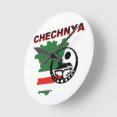 Wall Clock Chechnya Ronde Klok (Hoek)