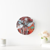 Wall Clock – Corrosion Pulse Ronde Klok (Huis)