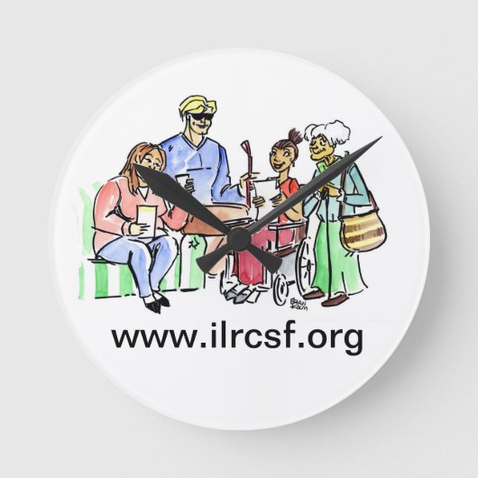 Wall Clock - Customized Ronde Klok (Voorkant)