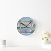Wall Clock-Elegant Bridal Wall Clock Ronde Klok (Huis)