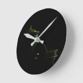 Wall Clock Green Fiesta Ronde Klok (Hoek)