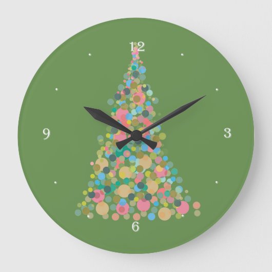 Wall Clock Holiday-structuur Grote Klok (Voorkant)