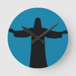 Wall Clock jesus christ Ronde Klok