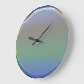 Wall clock multi-color. grote klok (Hoek)