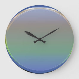 Wall clock multi-color. grote klok