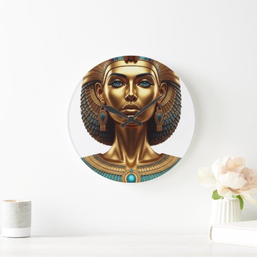 Wall Clock Queen Cleopatra Grote Klok (Huis)