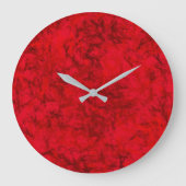 Wall Clock Red Sun Grote Klok (Voorkant)