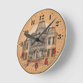 Wall Clock Ronde Klok (Hoek)
