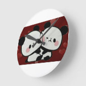 Wall clock ronde klok (Hoek)