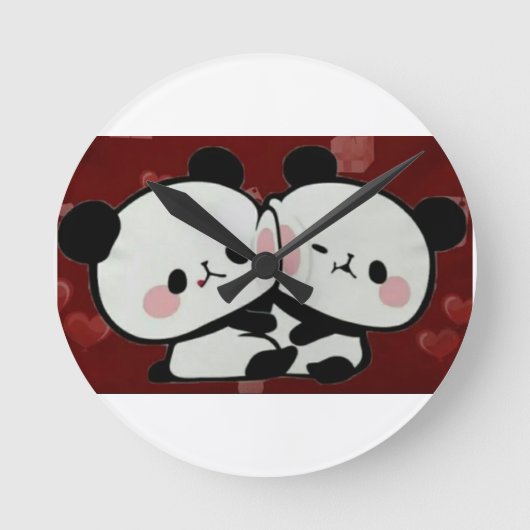 Wall clock ronde klok (Voorkant)