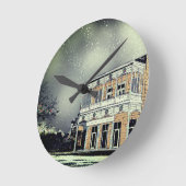 Wall Clock Ronde Klok (Hoek)