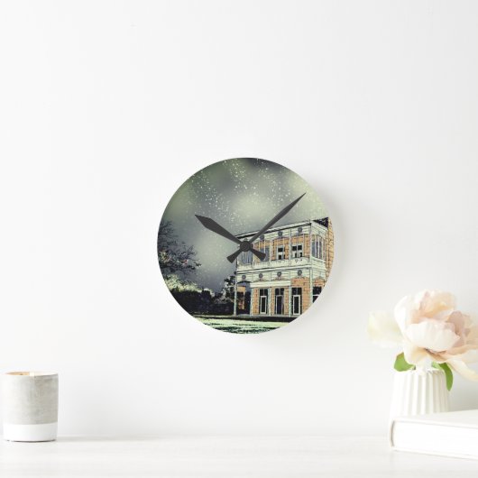 Wall Clock Ronde Klok (Huis)