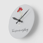 Wall clock ronde klok (Hoek)