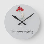 Wall clock ronde klok (Voorkant)