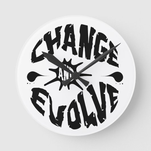 Wall Clock Ronde Klok (Voorkant)