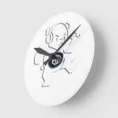 Wall Clock Ronde Klok (Hoek)