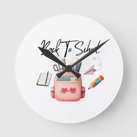 Wall Clock Ronde Klok (Voorkant)