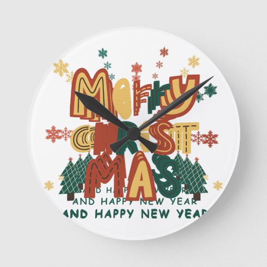 Wall Clock Ronde Klok (Voorkant)