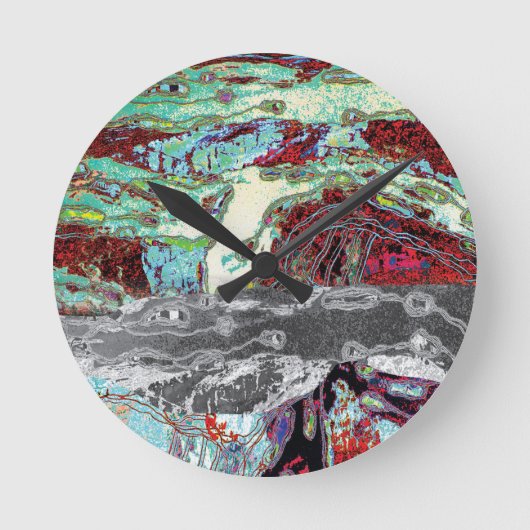 Wall Clock – Strata Pulse Ronde Klok (Voorkant)