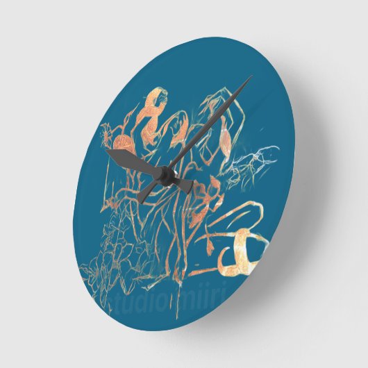 WALL CLOCK studio miiri Ronde Klok (Hoek)