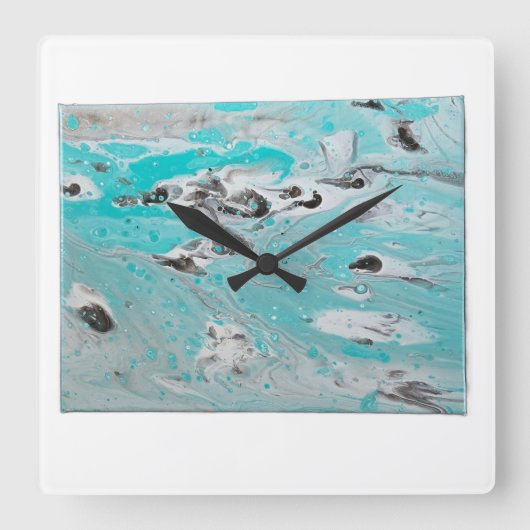 Wall Clock Vierkante Klok (Voorkant)