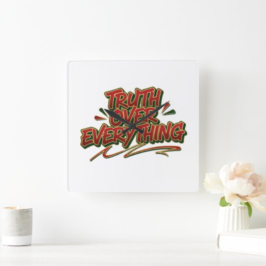 Wall Clock Vierkante Klok (Huis)