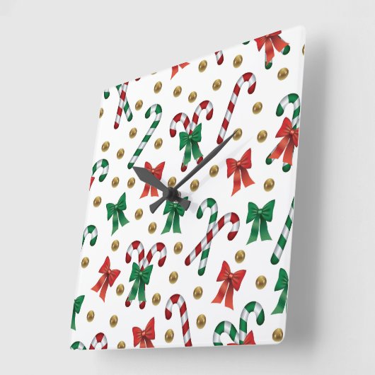 Wall Clock Vierkante Klok (Hoek)