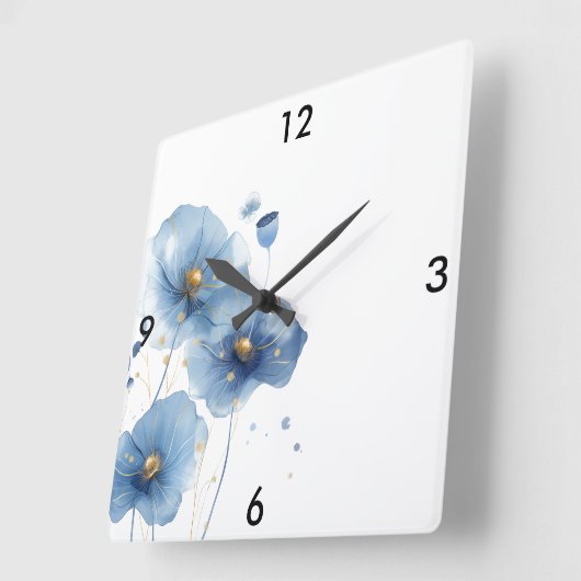 Wall Clock Vierkante Klok (Hoek)