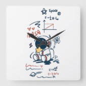 Wall Clock. Vierkante Klok (Voorkant)