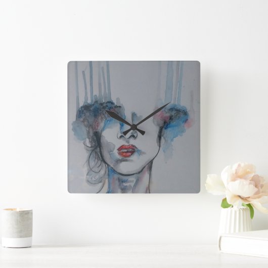 Wall Clock Vierkante Klok (Huis)